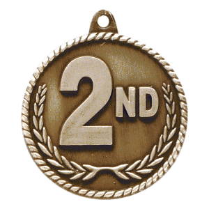 2" Antique Gold Medal