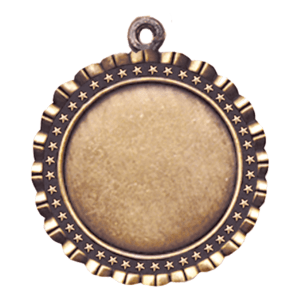 2 5/5 Antique Gold Star Insert