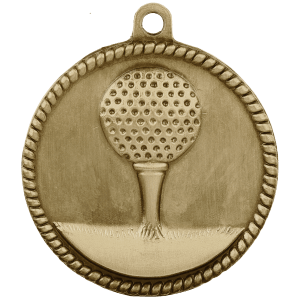 2” Antique Gold Golf