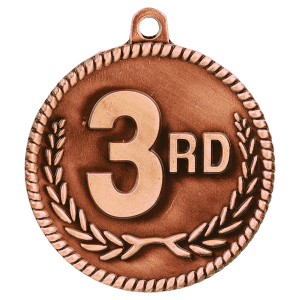 2” Antique Bronze 3rd Place