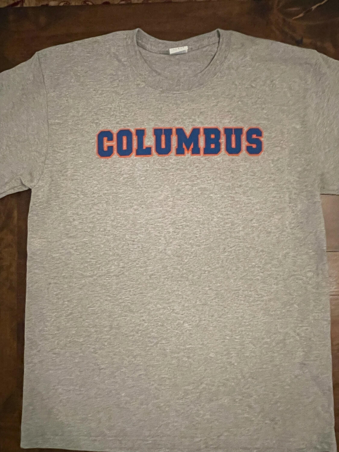 Gray “Columbus” Short Sleeve Tshirt