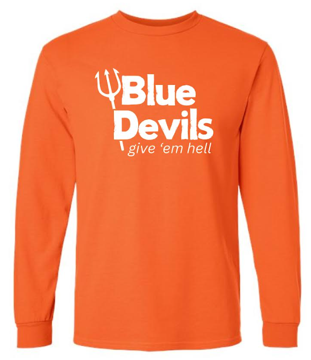 *Orange Give &#39;em Hell - Long Sleeve T-Shirt