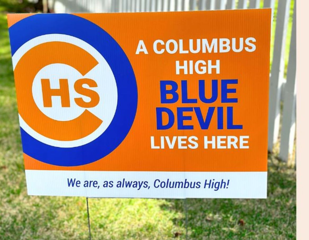 CHS Blue Devil Yard Sign
