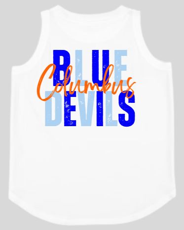 *Columbus Blue Devils - Ladies Tank Top