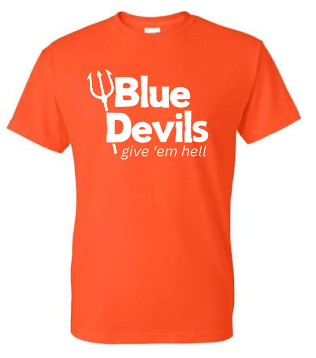 *Orange Give 'em Hell - Short Sleeve T-Shirt