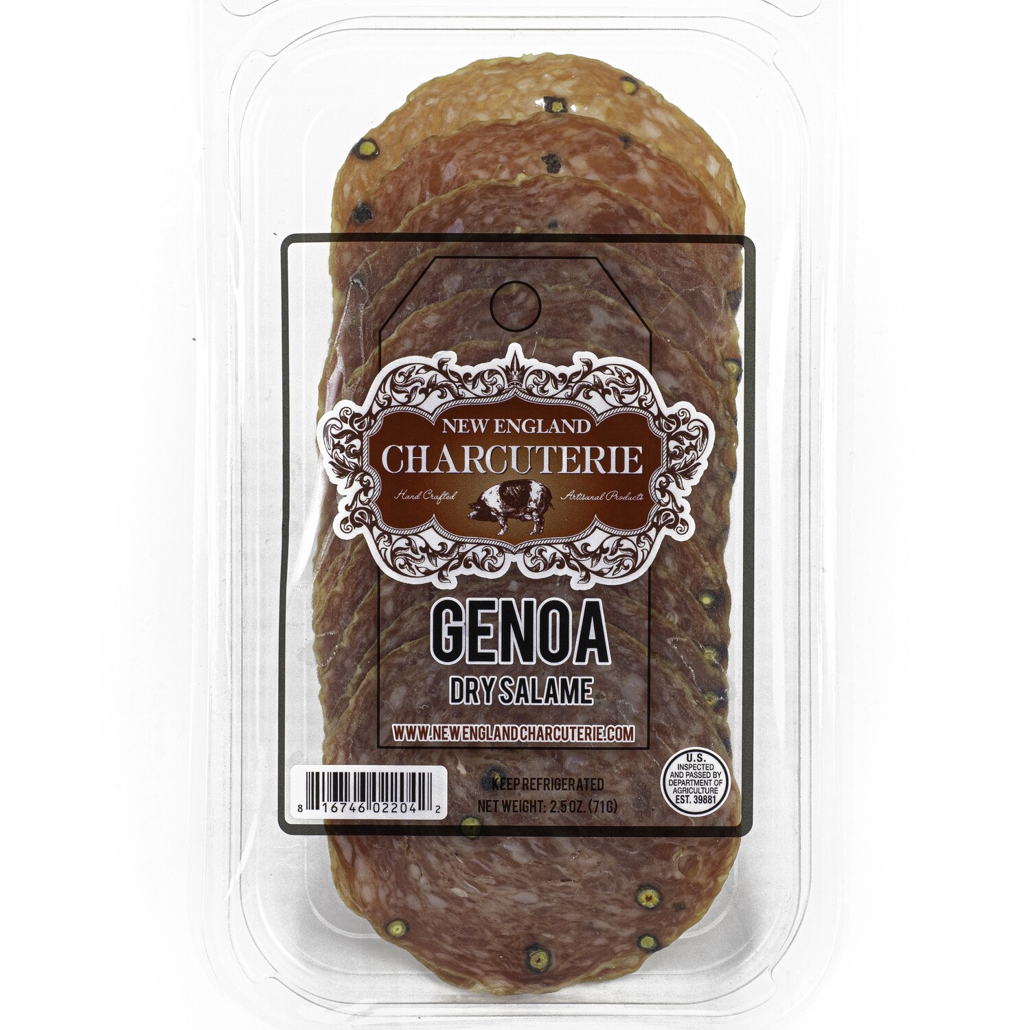 Genoa Pre-Sliced Dry Salame Genoa Pre-Sliced Dry Salame