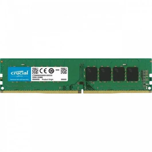 Memoria RAM DDR4 Crucial 16GB 3200MHz – Rendimiento fiable y velocidad para tu PC