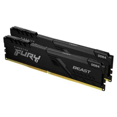 Memoria RAM DDR4 Kingston FURY Beast 32GB (2x16GB) 3600MHz – Alto rendimiento y diseño en negro