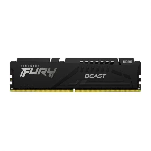 Memoria RAM DDR5 Kingston FURY Beast 32GB 5200MHz – Alto rendimiento en diseño negro
