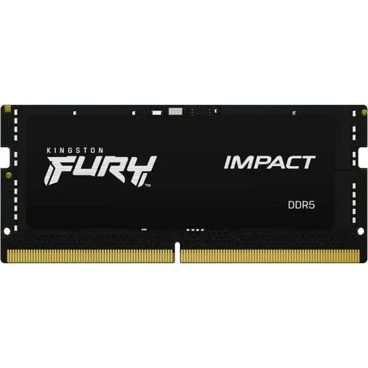 Memoria RAM DDR5 SODIMM Kingston FURY Impact 32GB (2x16GB) 5600MHz – Potencia para portátiles gaming
