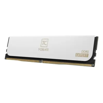 Memoria RAM DDR5 TEAMGROUP T-CREATE EXPERT 32GB 6000MHz – Alto rendimiento en color blanco