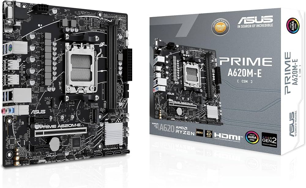 PLACA BASE ASUS PRIME A620M-E CSM AM5 MATX 2XDDR5