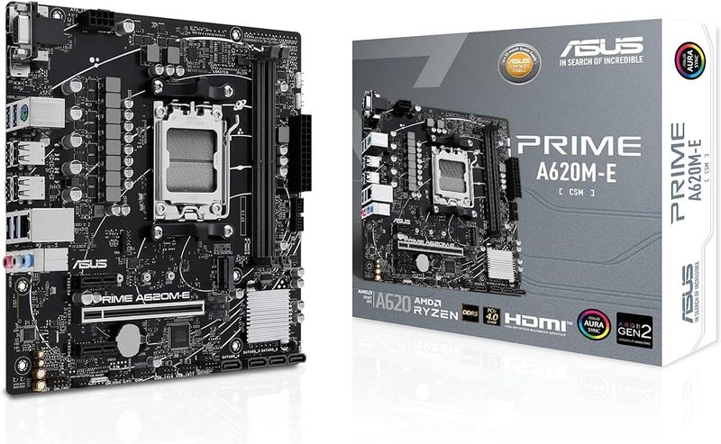 PLACA BASE ASUS PRIME A620M-E CSM AM5 MATX 2XDDR5