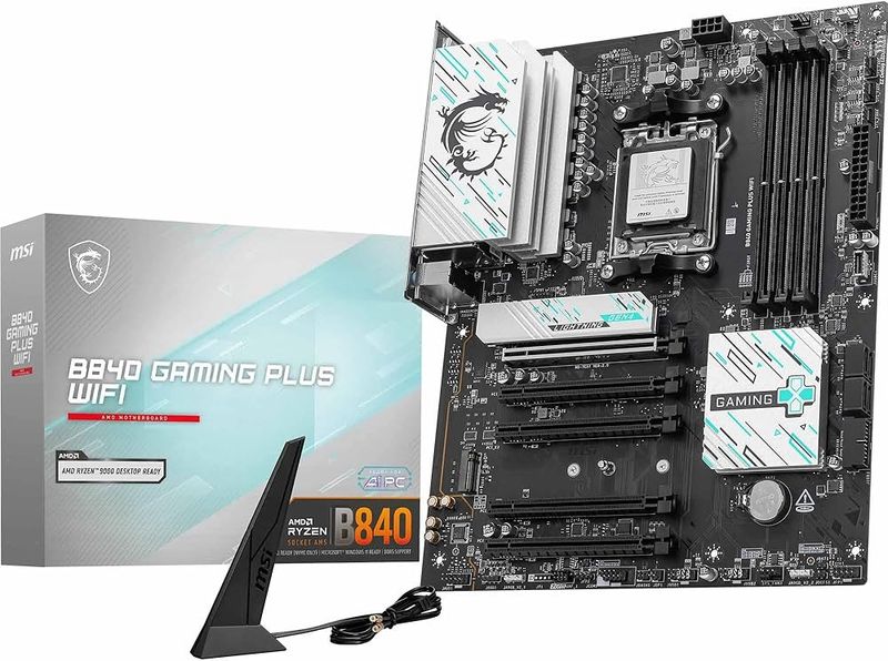 PLACA BASE MSI B840 GAMING PLUS WIFI ATX AM5 DDR5