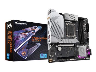 Placa Base GIGABYTE B760M AORUS ELITE WIFI6E GEN5 DDR4 – mATX LGA1700 con PCIe 5.0 y VRM 12+1+1