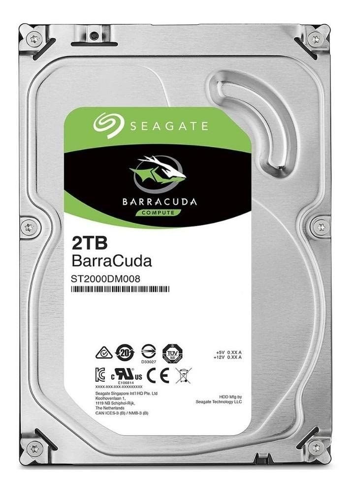 Disco Duro Seagate BarraCuda 2TB 7200RPM SATA3 – Alto rendimiento para PC | 256MB Cache