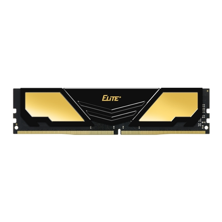 TEAMGROUP ELITE Heatsink 16GB DDR4 3200MHz – RAM con Disipador Negro/Dorado | Rendimiento y Estabilidad Premium
