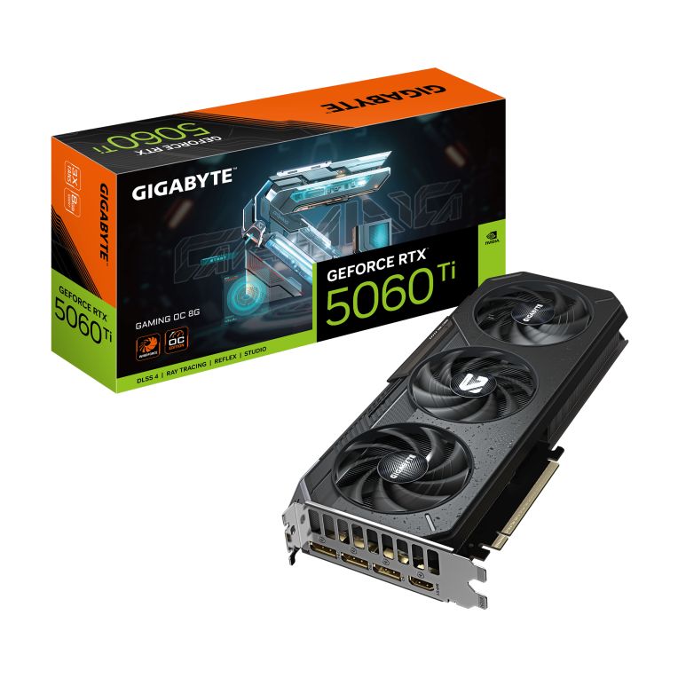🎮 Tarjeta Gráfica GIGABYTE GeForce RTX 5060 Ti GAMING OC 8GB GDDR7 – Potencia Blackwell, DLSS 4 y triple ventilador WINDFORCE