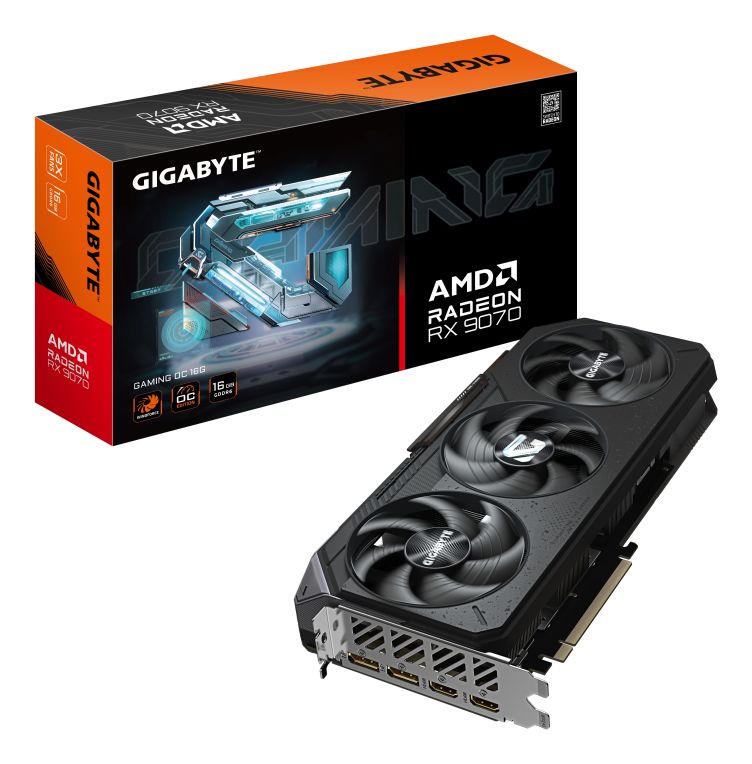 🔥🎮 Tarjeta Gráfica GIGABYTE Radeon RX 9070 GAMING OC 16GB – WINDFORCE, RGB y Rendimiento 4K