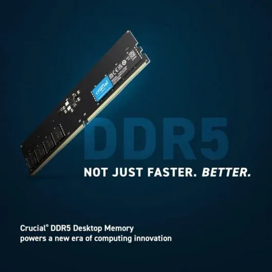Memoria RAM DDR5 Crucial 32GB 5600MHz – Rendimiento extremo para plataformas modernas