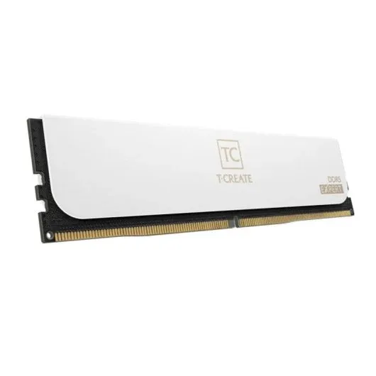 Memoria RAM DDR5 TEAMGROUP T-CREATE EXPERT 32GB 6000MHz – Alto rendimiento en color blanco