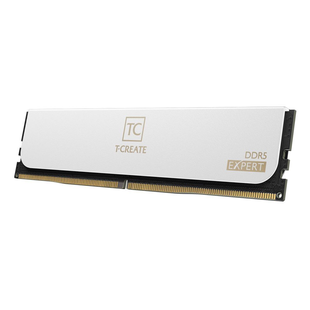 Memoria RAM DDR5 TEAMGROUP T-CREATE EXPERT 32GB (2x16GB) 6400MHz – Máximo rendimiento en color blanco