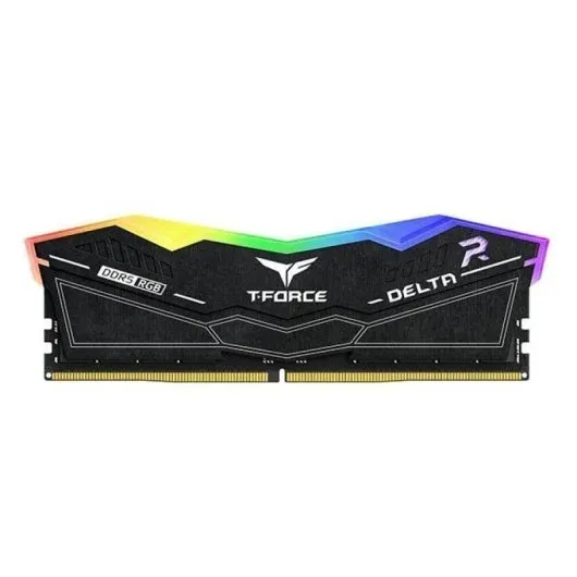 🔹 Memoria RAM DDR5 TEAMGROUP T-FORCE DELTA RGB 32GB (2x16GB) 6000MHz CL38 – Negra | Alto Rendimiento con Iluminación RGB Ultraancha