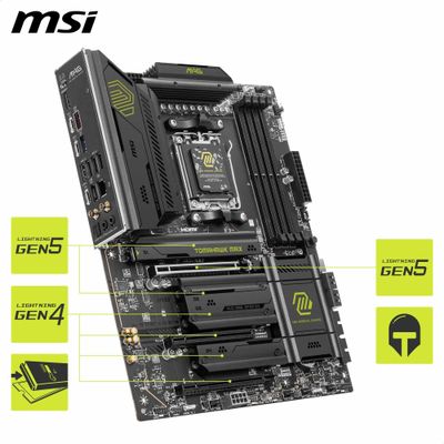 PLACA BASE MSI MAG X870E TOMAHAWK WIFI ATX AM5 4XDDR5