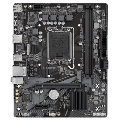 Placa Base GIGABYTE H610M K V2 LGA1700 DDR5 – mATX económica con soporte Intel 12ª/13ª/14ª Gen