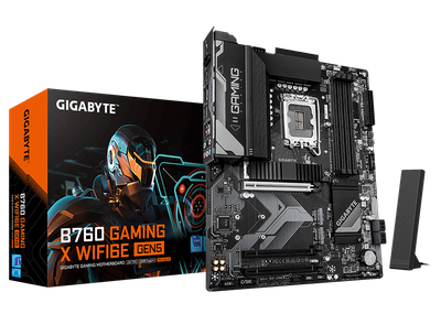 Placa Base GIGABYTE B760M GAMING X WIFI6E GEN5 – LGA1700 DDR5 | Gaming ATX con PCIe 5.0, Wi-Fi 6E y VRM 8+1+1
