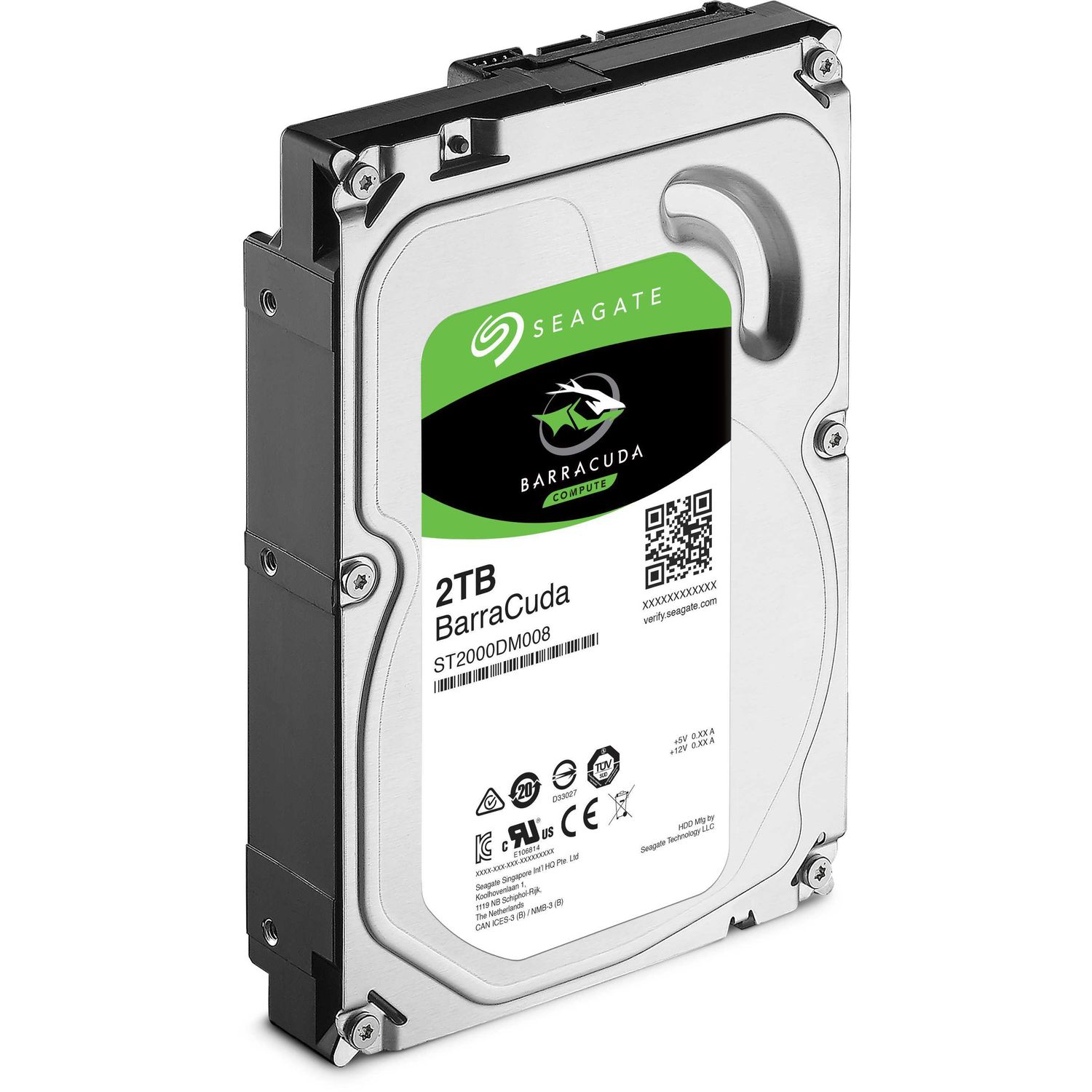 Disco Duro Seagate BarraCuda 2TB 7200RPM SATA3 – Alto rendimiento para PC | 256MB Cache