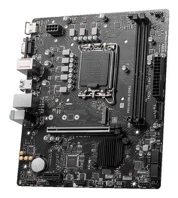 PLACA BASE MSI PRO H610M-E D4 – Micro-ATX LGA 1700 | DDR4, M.2 NVMe, Gigabit LAN, Audio 7.1