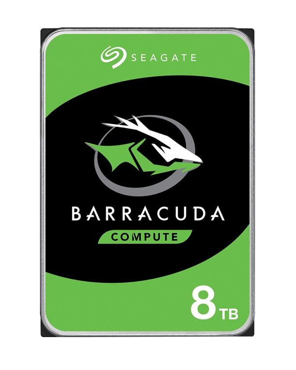 DISCO DURO SEAGATE BARRACUDA 8TB 3.5” SATA3 256MB – Almacenamiento masivo, silencioso y fiable