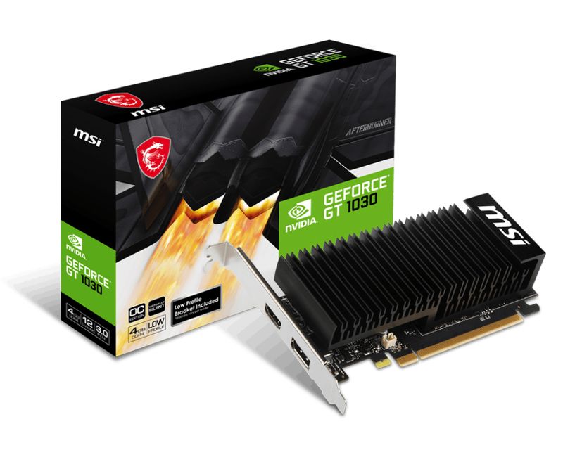 ⚡ MSI GeForce GT 1030 4GHD4 LP OC 4GB | Gráfica LP Silenciosa
