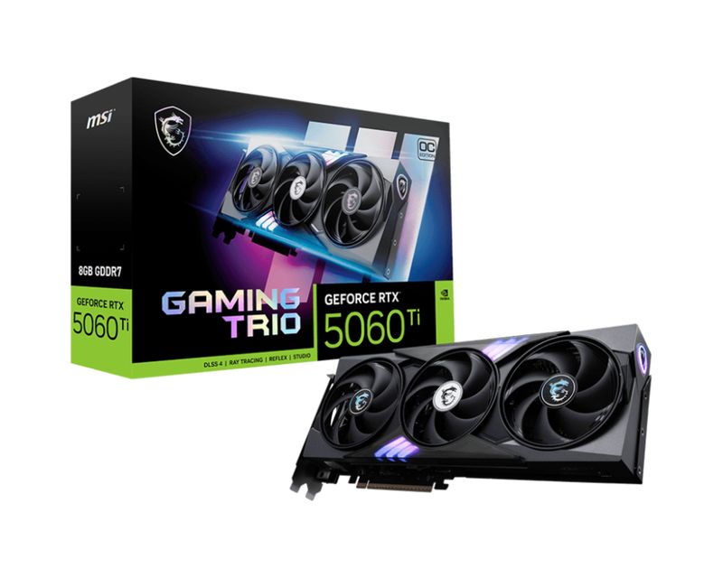 ⚡ MSI GeForce RTX 5060 Ti GAMING TRIO OC 8GB GDDR7 | Rendimiento Top