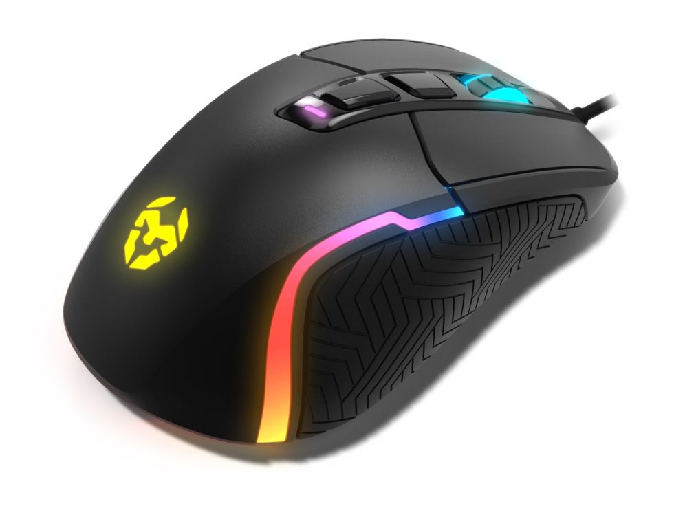 ⚡ Krom Kick RGB Advanced Gaming Mouse | Precisión PixArt 12000 DPI
