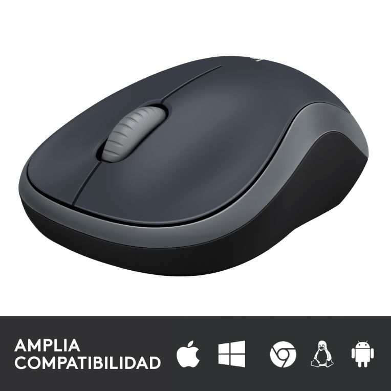 ⚡ Logitech M185 Gris | Ratón Inalámbrico Compacto, Duradero y Profesional