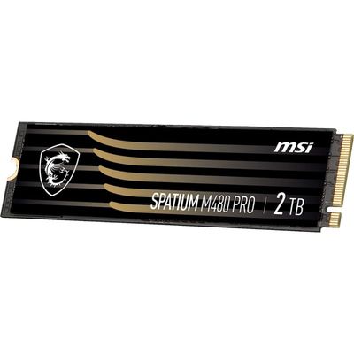 ⚡ MSI SPATIUM M480 PRO 2TB | Velocidad Extrema 7400 MB/s
