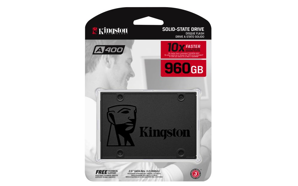 ⚡ SSD Kingston A400 960GB SATA III | Almacenamiento Masivo y Respuesta Instantánea