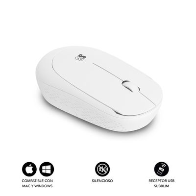 RATON SUBBLIM BUSINESS BLANCO RF INALAMBRICO PILAS | SUBBLIM - MasComponentes