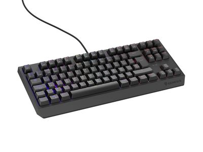 TECLADO GAMING GENESIS THOR230 TKL ES USB RETROILUMINADO MECANICO NEGRO