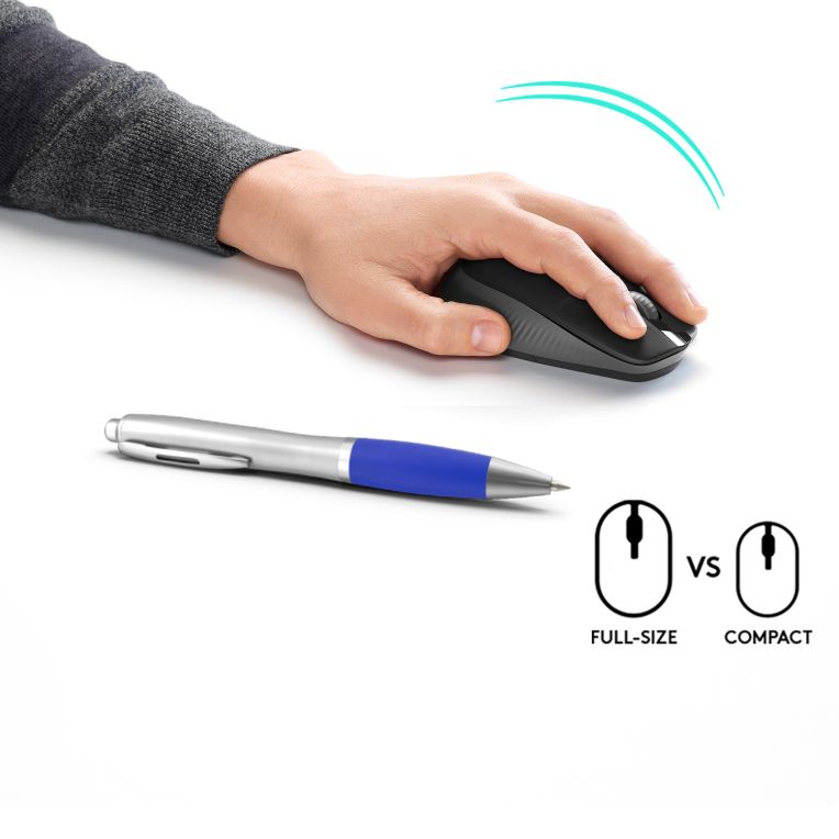 RATON LOGITECH M190 NEGRO GRIS RF INALAMBRICO PILAS