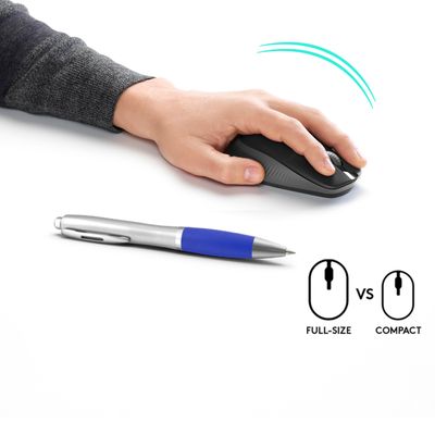 RATON LOGITECH M190 NEGRO GRIS RF INALAMBRICO PILAS