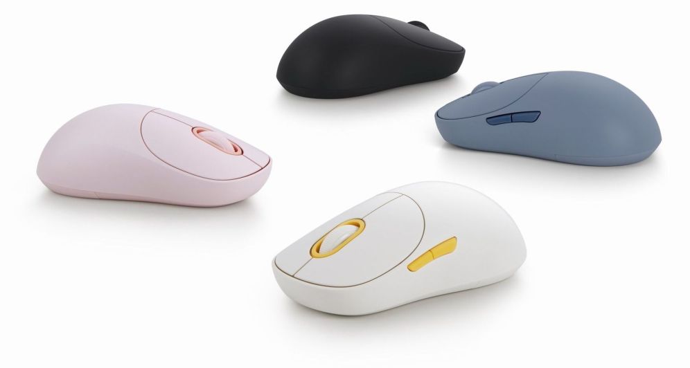 RATON XIAOMI MOUSE 3 PINK RF INALAMBRICO BATERIA RECARGABLE