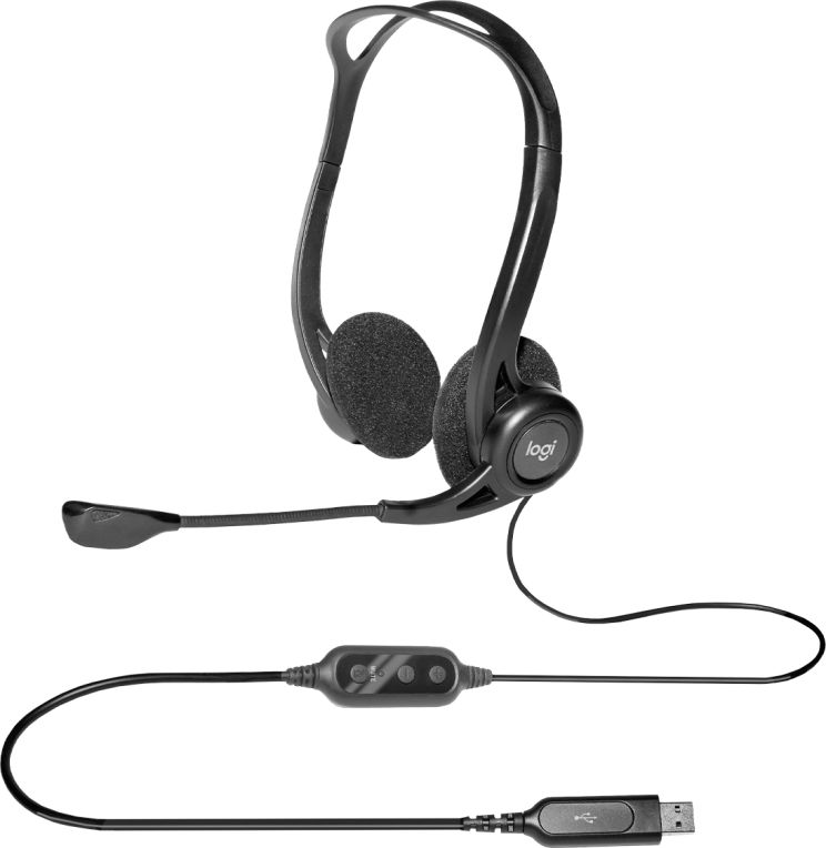 AURICULARES LOGITECH 960 USB NEGRO