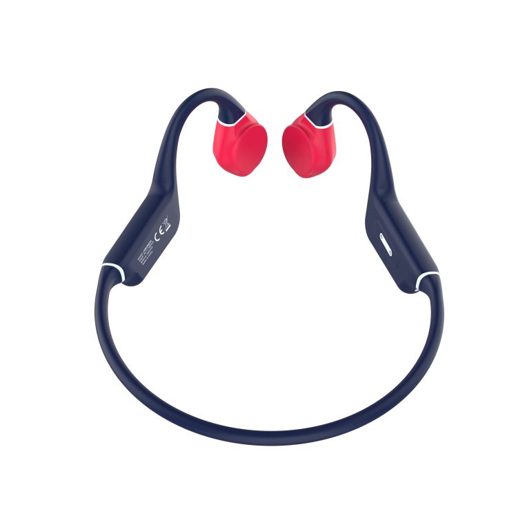 AURICULARES LEOTEC CONDUCCION OSEA KURI AZUL ROJO BT