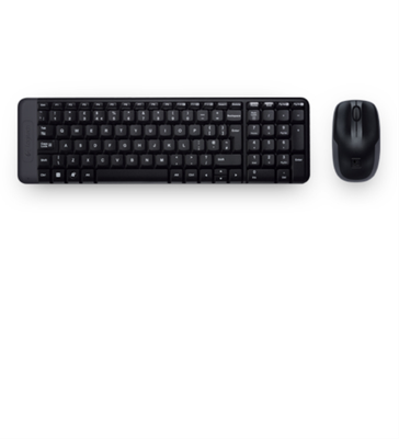 COMBO TECLADO RATON LOGITECH MK220 RF INALAMBRICO NEGRO