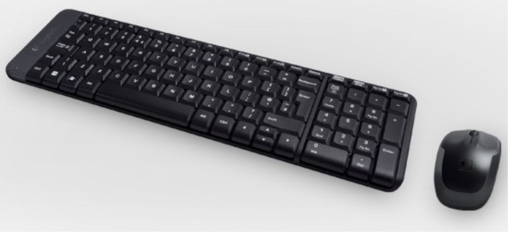 COMBO TECLADO RATON LOGITECH MK220 RF INALAMBRICO NEGRO