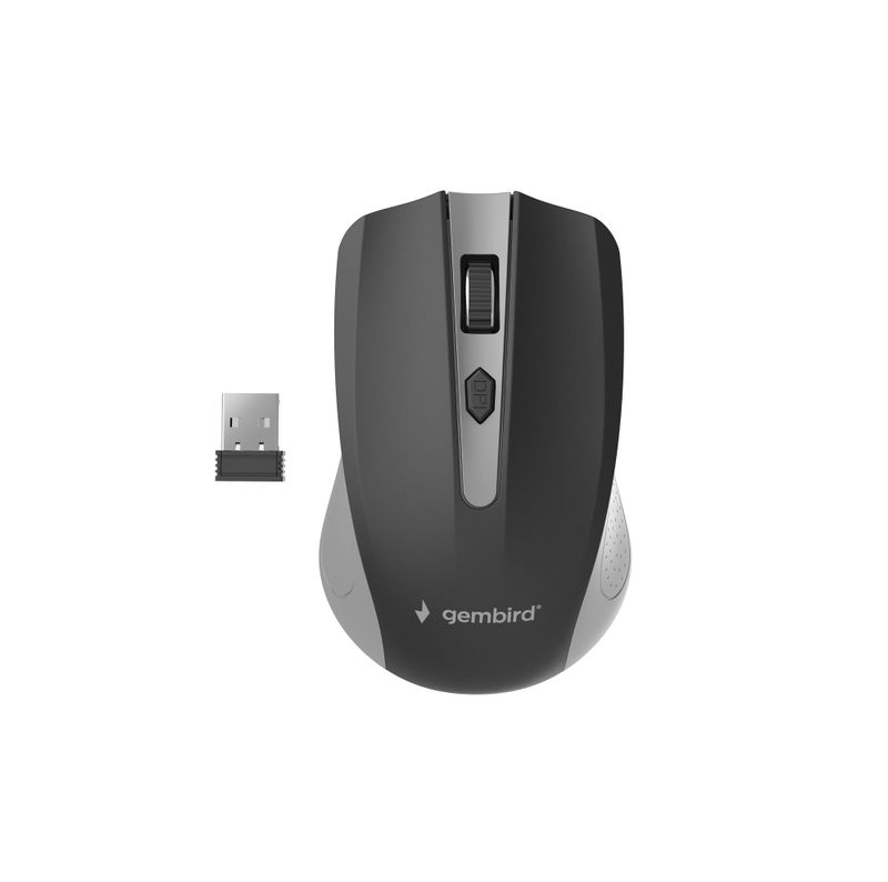 RATON GEMBIRD OPTICO NEGRO-GRIS RF INALAMBRICO PILAS
