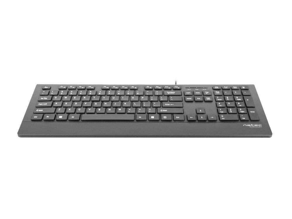 TECLADO NATEC BARRACUDA SLIM USB NEGRO